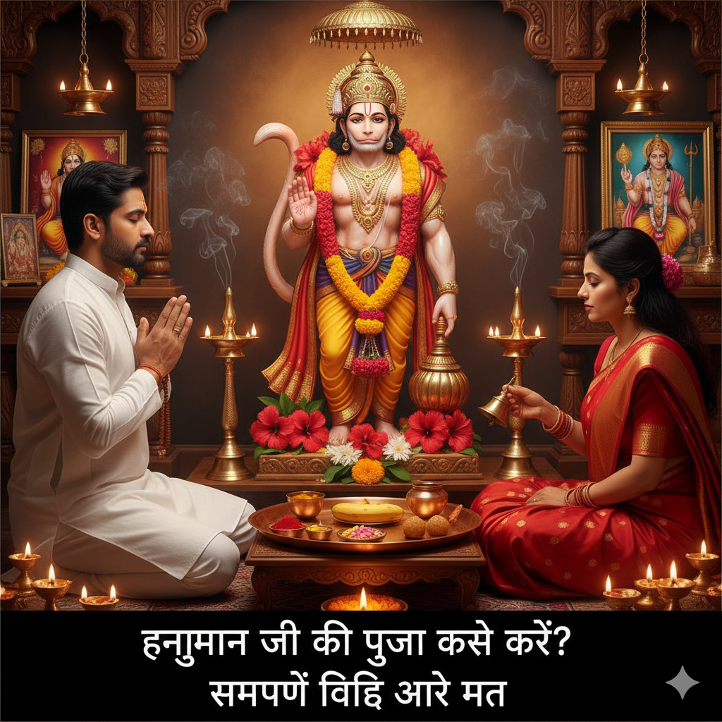 हनुमान जी की पूजा कैसे करें? सम्पूर्ण विधि और मंत्र
