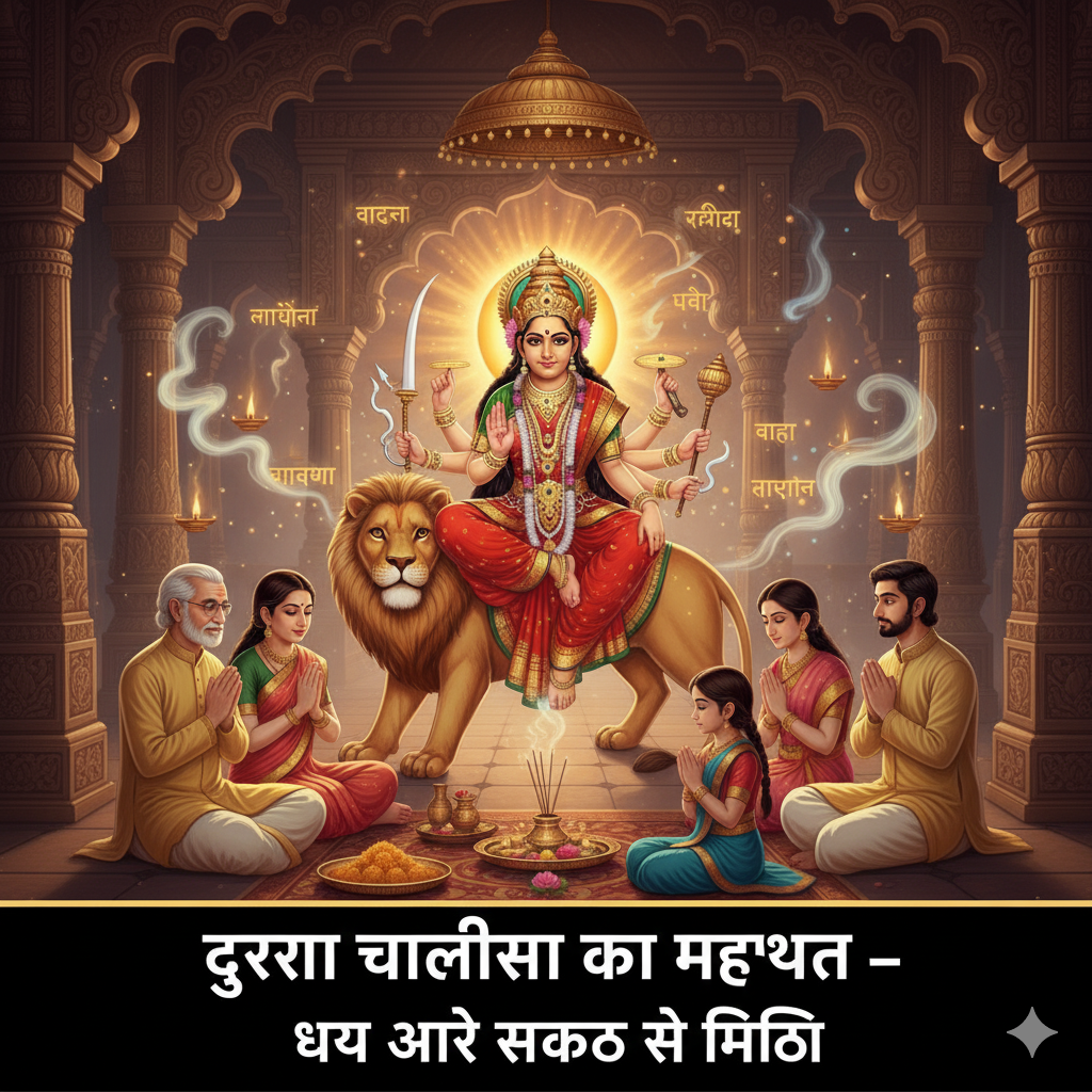 दुर्गा चालीसा का महत्व – भय और संकट से मुक्ति 🙏🔱